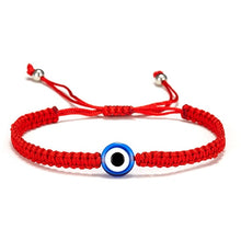 Load image into Gallery viewer, 5 Style Hand Braided Lucky Red String Charm Bracelet Women Men Blue Evil Eye Round Beads Bracelet Fashion Friendship Jewelry