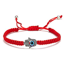 Load image into Gallery viewer, 5 Style Hand Braided Lucky Red String Charm Bracelet Women Men Blue Evil Eye Round Beads Bracelet Fashion Friendship Jewelry